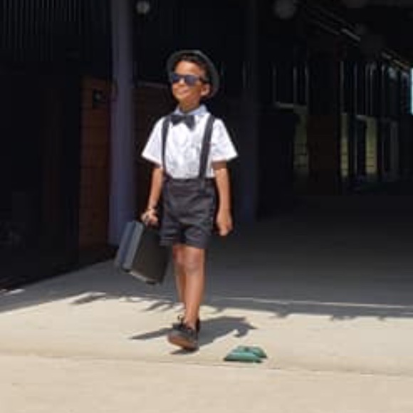 ring bearer shorts outfit